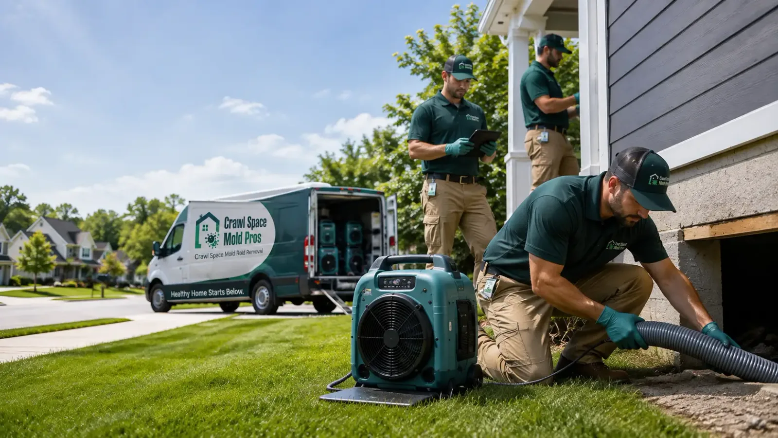 Crawl Space Mold Removal in Garden Grove, IA